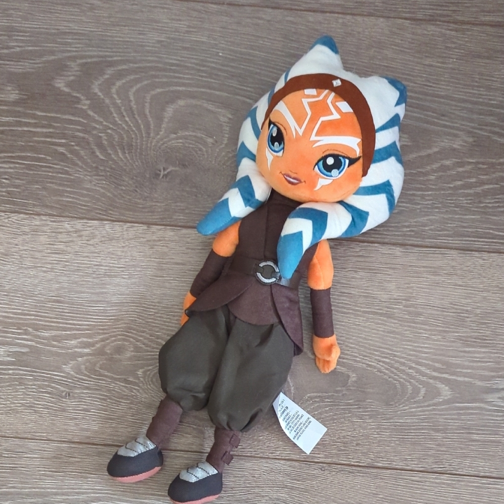 Ahsoka Tano Large Plush Doll NWOT Displayed Only